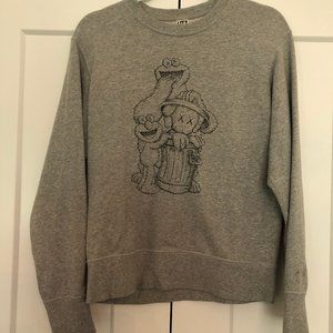 KAWS x Uniqlo x Sesame Street Crewneck